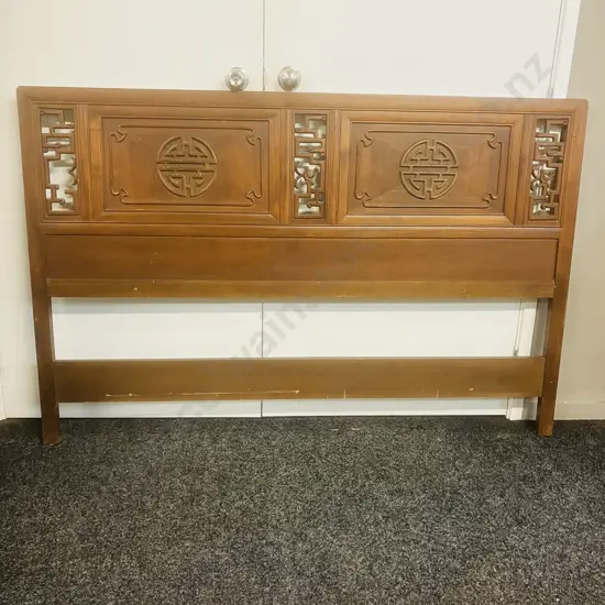 Vintage Asian Chinoiserie Style Headboard. 101.5 x 156.5cm