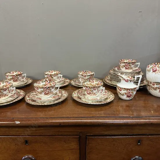 Victorian Antique Samuel Radford China Teaware Pattern # 643