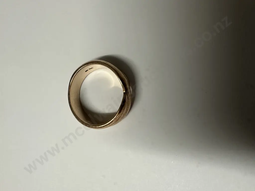 Stamped VG? Cross Over Ring Image 1++