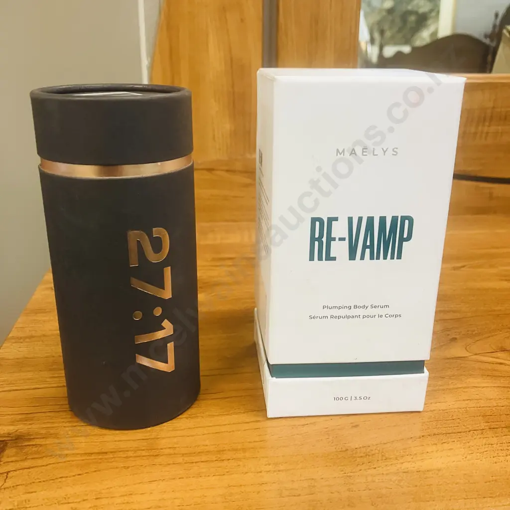 MAËLYS RE-VAMP Plumping Body Serum 100g & 27:17 Recovery - 100ml Topical Recovery Lotion Image 1++