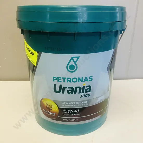 Petronas Urania 3000 15W-40 Diesel Engine Oil - 18 Litres