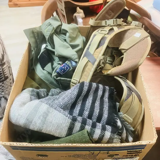 Box Lot Scarves, Straps, Clothing