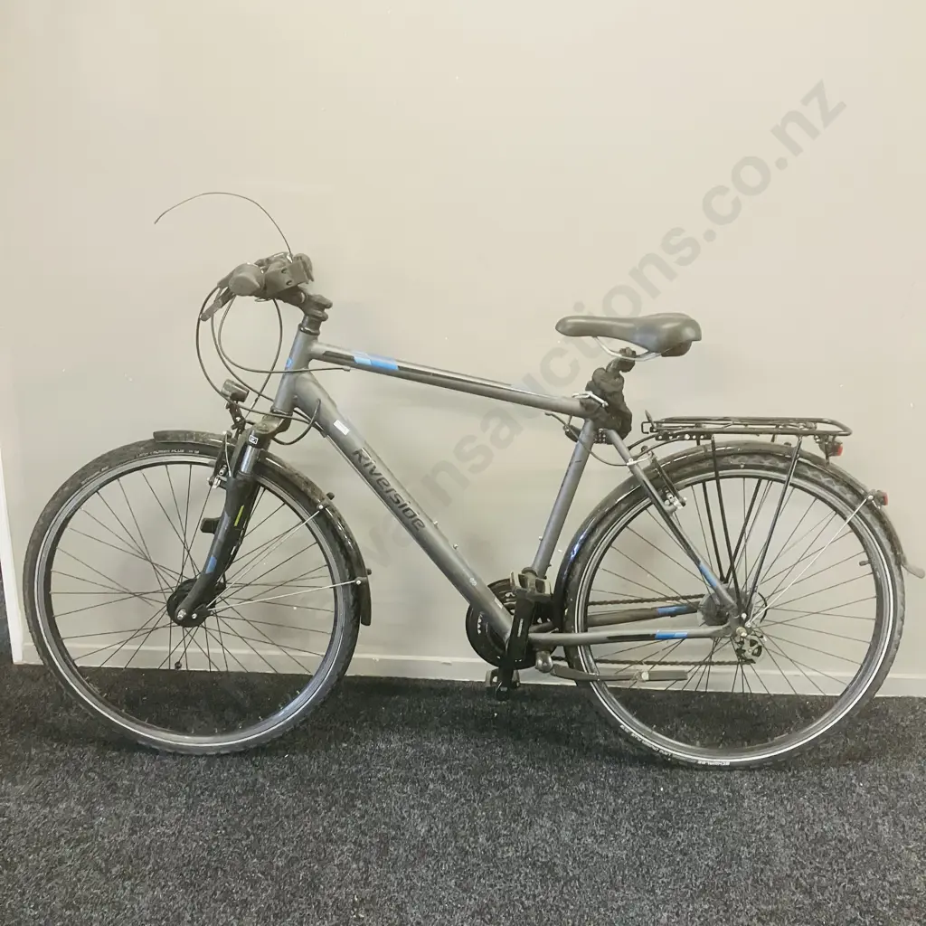 Grey / Blue Riverside 320TB Bike Image 1++
