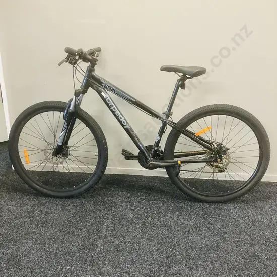 Black & Grey Torpedo 7 Vortex 2 Mountain Bike