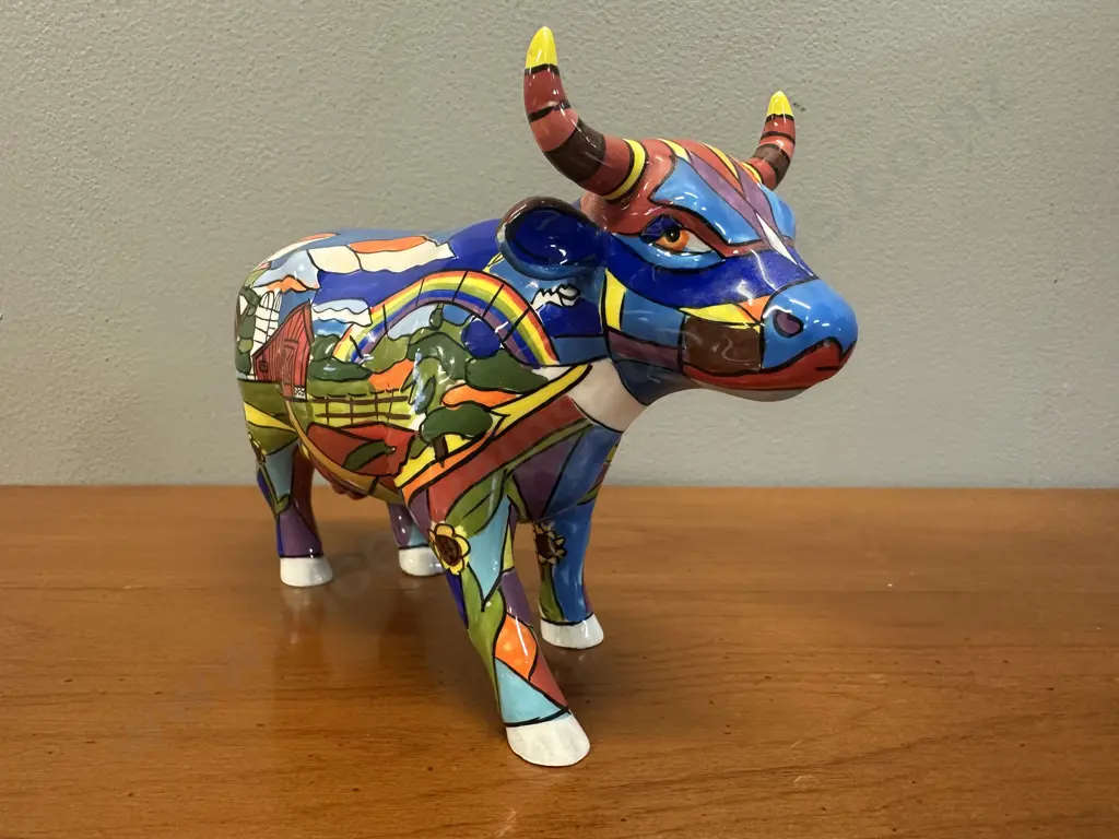 Cow Parade China Ornament H10,W17cm. Image 1++