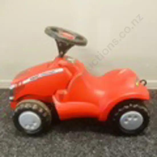 'Rolly Toys' German Made Massey Ferguson Kids Ride-on With Under Bonnet Storage & Horn