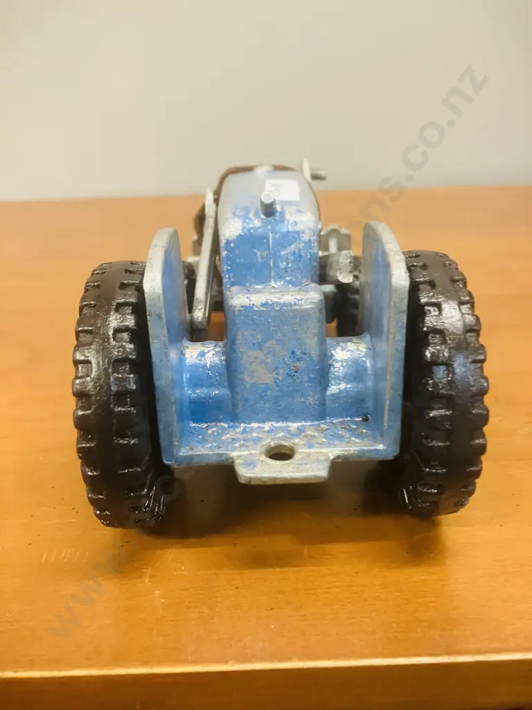 Fun Ho! No.802 Tractor With Blade - Wheels Embossed Waihi Tool & Die Co L225mm (1979-1982) As Found Image 1++