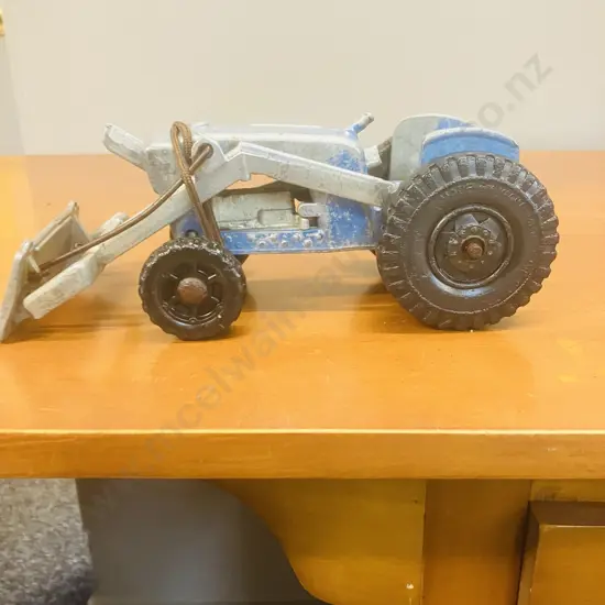 Fun Ho! No.802 Tractor With Blade - Wheels Embossed Waihi Tool & Die Co L225mm (1979-1982) As Found