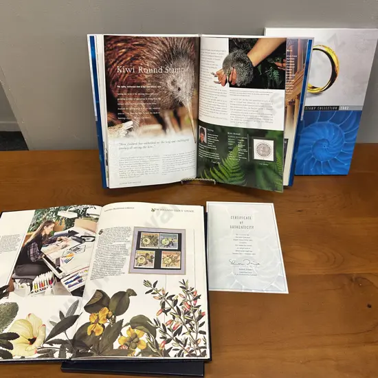 The NZ Stamp Collection 2002 & Collection Of Australian Stamps 1986