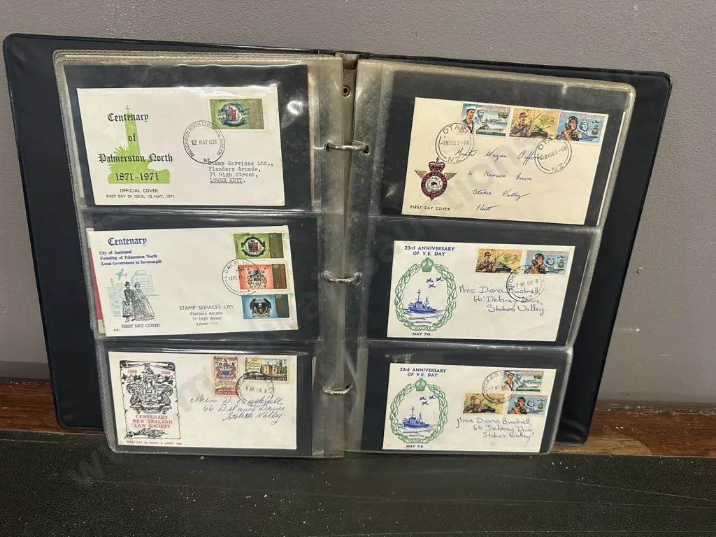 First Day Covers In Album Image 1++