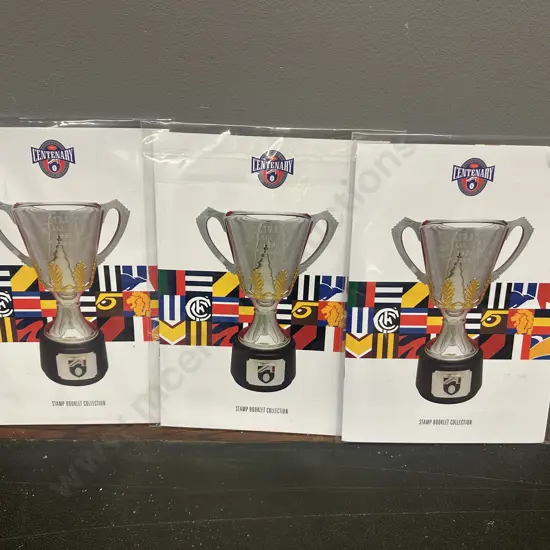 AFL 100 Year Centenary Stamp Booklet Collection x 3