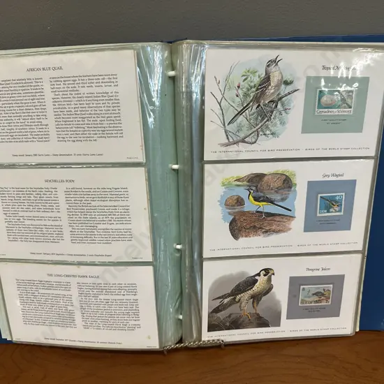 Birds Of The World Stamp Collection In Album