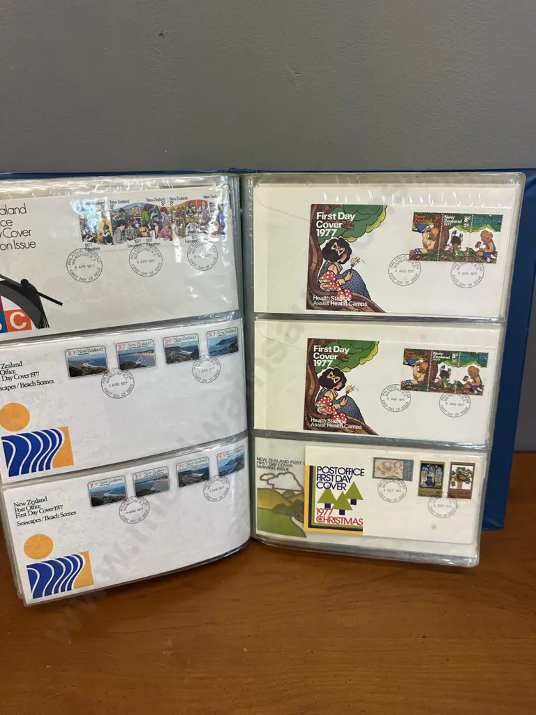 New Zealand Health Stamps & First Day Issues In Album Image 1++