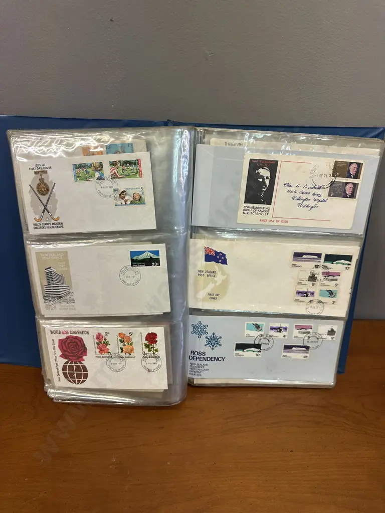 New Zealand Health Stamps & First Day Issues In Album Image 1++