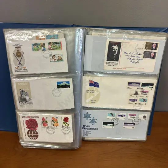 New Zealand Health Stamps & First Day Issues In Album