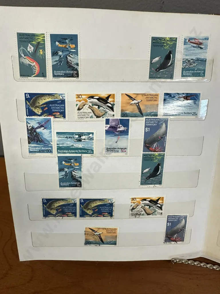Australian Antarctic Territory Stamps In Album Image 1++