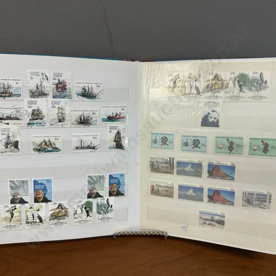 Australian Antarctic Territory Stamps In Album