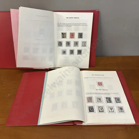 Pair of Tasman Album For New Zealand Stamps - 1873-1938 & 1940-1977. 1882-1969 (Incomplete)