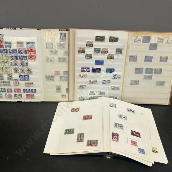 Canadian Stamps In 3 Albums