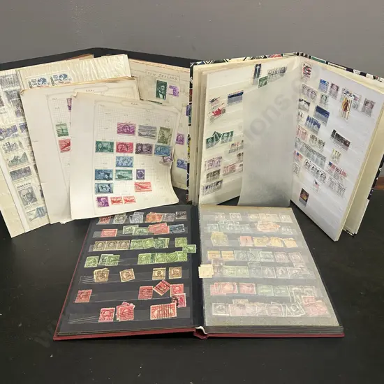 American Stamps In 3 Albums