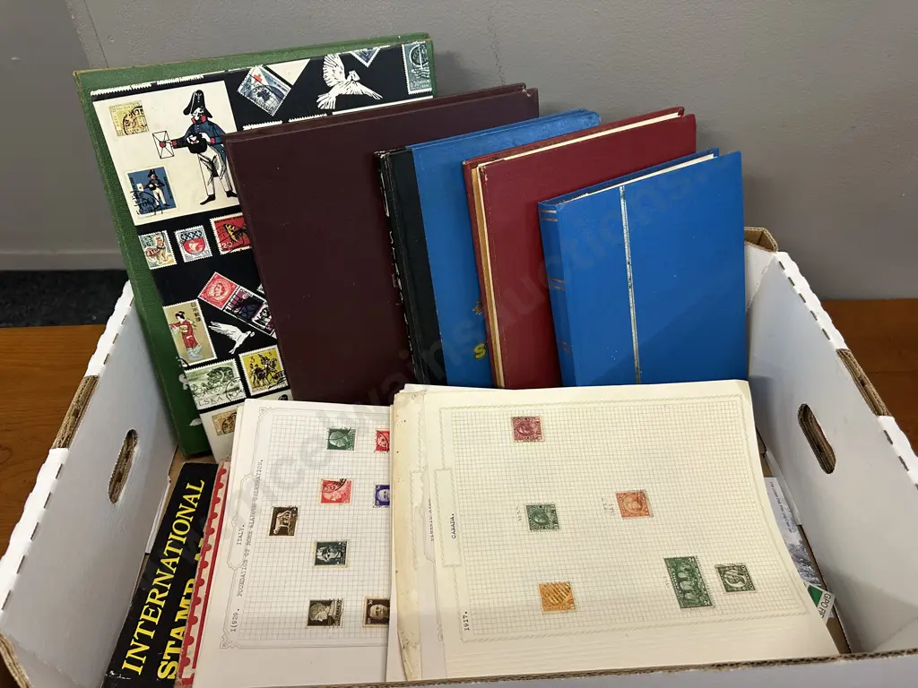 Selection Of Stamps, Albums, First Day Covers Etc Image 1++