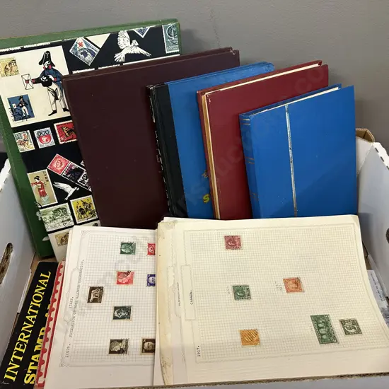 Selection Of Stamps, Albums, First Day Covers Etc