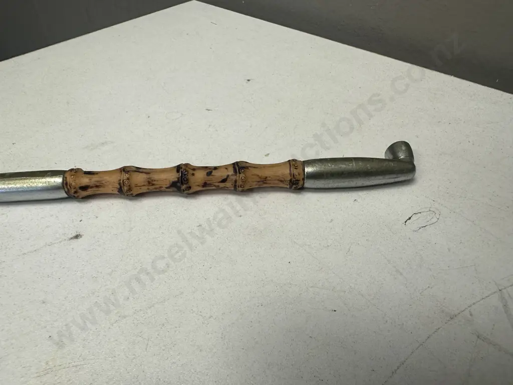 Vintage Japanese Bamboo Detail Kiseru Smoking Pipe Image 1++