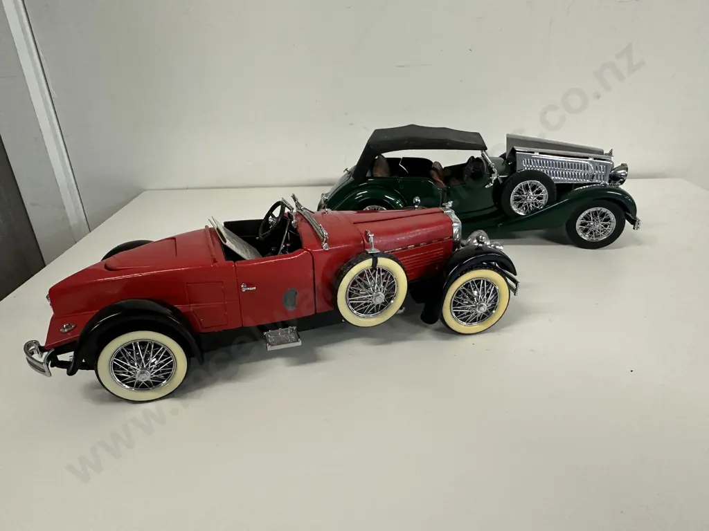 Franklin Mint Model Cars Including 1928 Stutz Speedster & 1938 Alvis   Image 1++