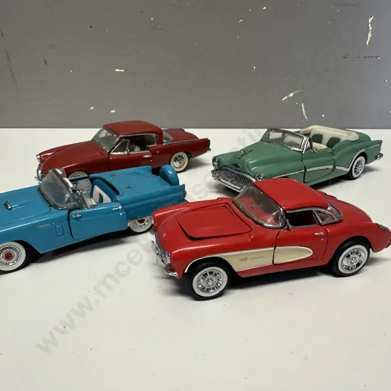 Selection Of 1987 Franklin Mint Precision Model Cars Including Chevy, Buick Etc