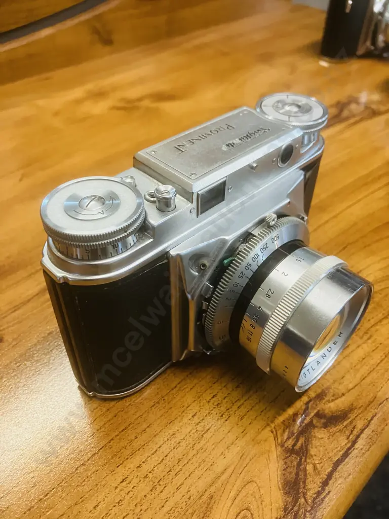 Voigtlander Prominent Cameras With 4 Lenses -  Nokton 1:1.5/50, Ultron 1:2/50, Dynaron 1:4.5/100 & Skoparon 1:3.5/35 Image 1++