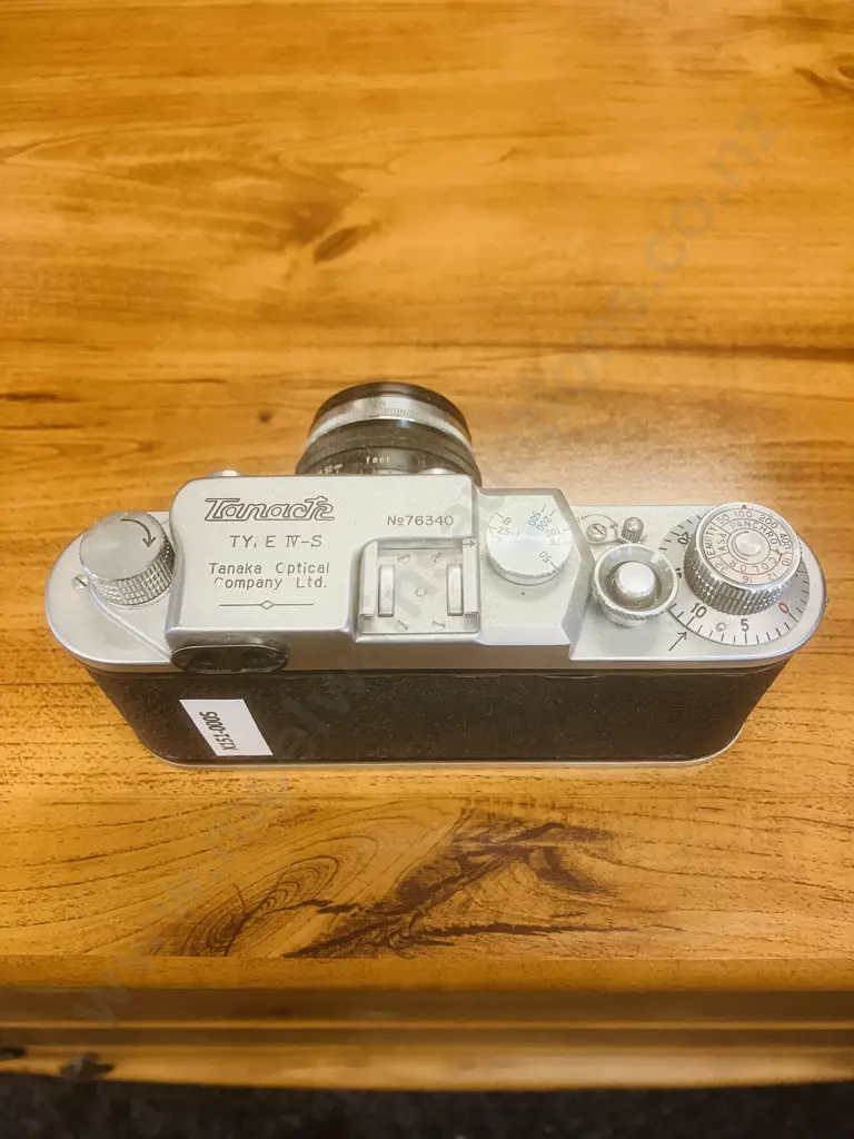 Rare Tanaka Tanack IV-S (Japanese Leica Copy) 35mm Japan 1952 #76340 Tanaka Kogaku TANAR H.C. 1:2.8 f/5cm Lens #59168 Image 1++