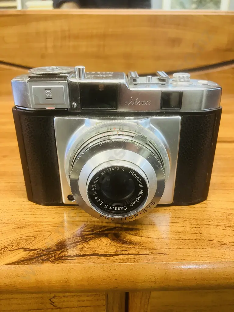 Iloca Rapid II L Rare 35mm Rangefinder Film Camera With Steinheil Munchen Cassar 1:28 f50 Lens - West Germany 1956 Image 1++