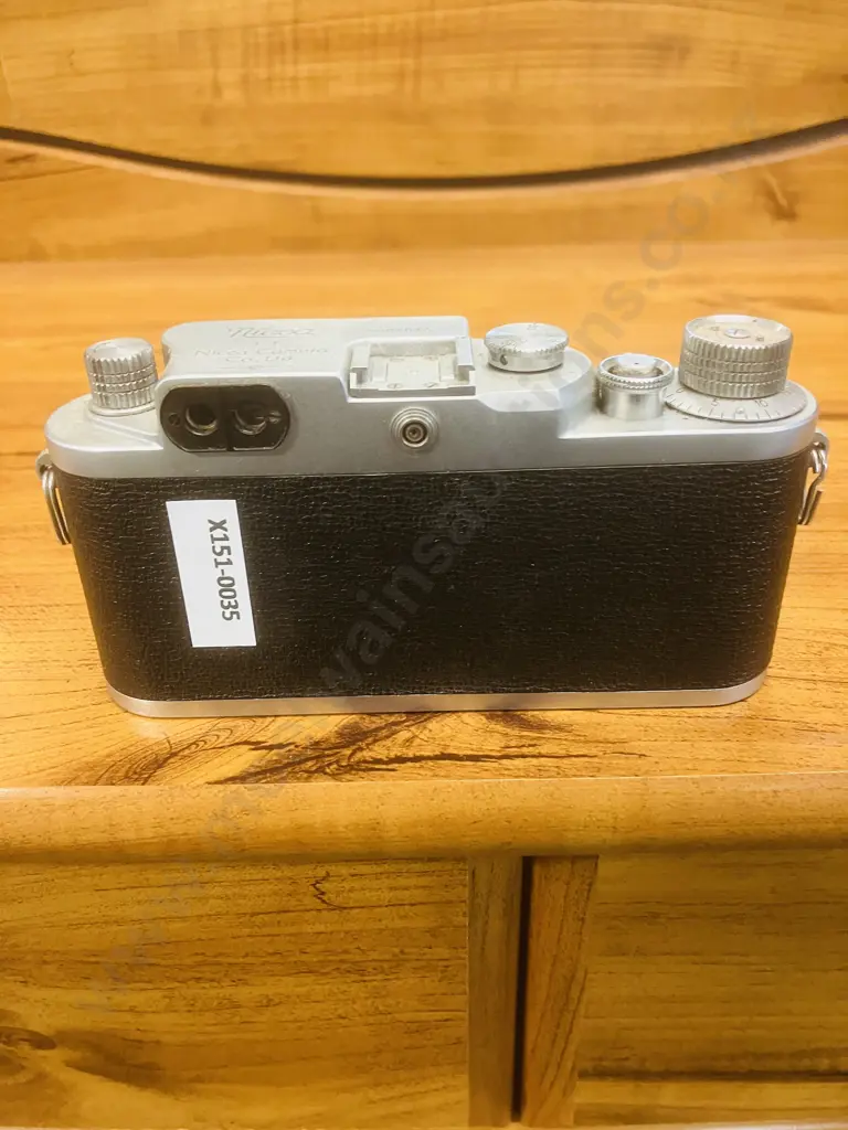 Nicca 3-F Rangefinder 35mm Film Camera Body (Japanese Leica lll Copy) #89847,1956 - Knob Winding Variant Image 1++