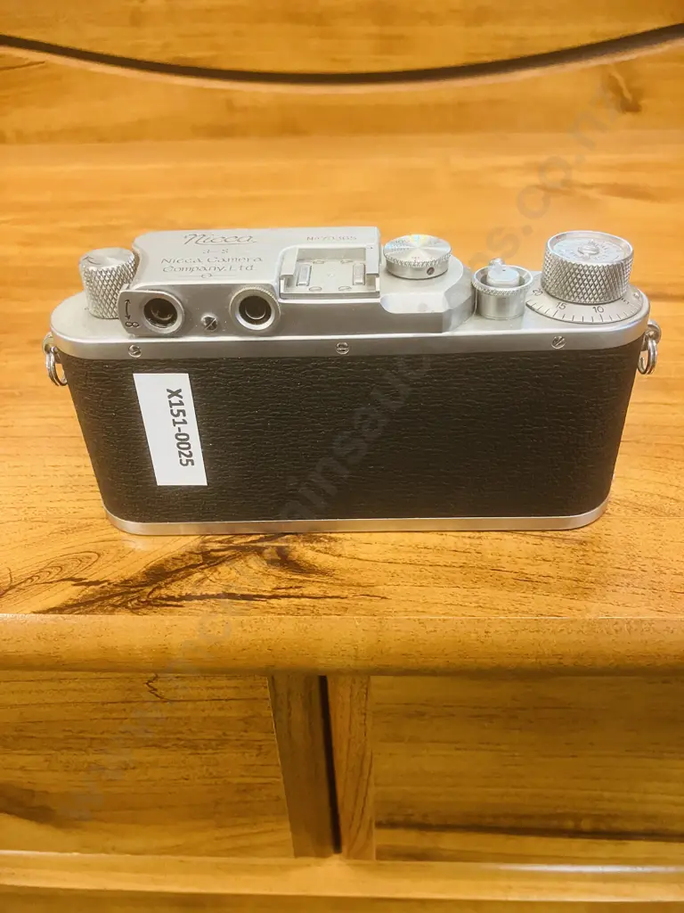 Nicca Type 3-S (Japanese 35mm Leica Copy) Rangefinder Camera Body Japan 1952 #70365 Leica Thread Mount Image 1++