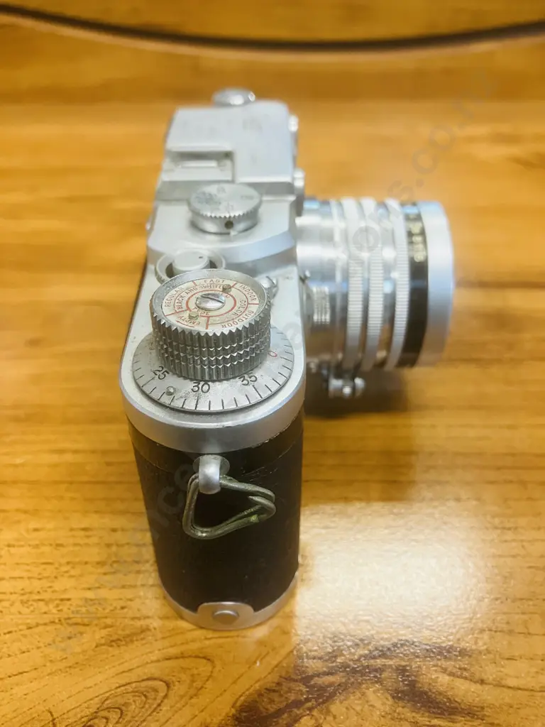 Nicca Type-5 (Japanese 35mm Leica-Style Camera) 1955 #128961 With Nippon Kogaku NIKKOR-H 1:2 f/5cm LTM Lens #750948 Image 1++