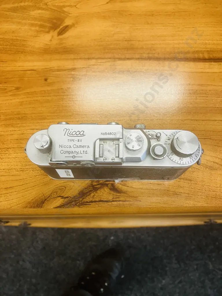 Nicca Type-IIIS (Japanese 35mm Leica Copy) Rangefinder Camera Body Japan 1952 #54802 Leica Thread Mount Image 1++