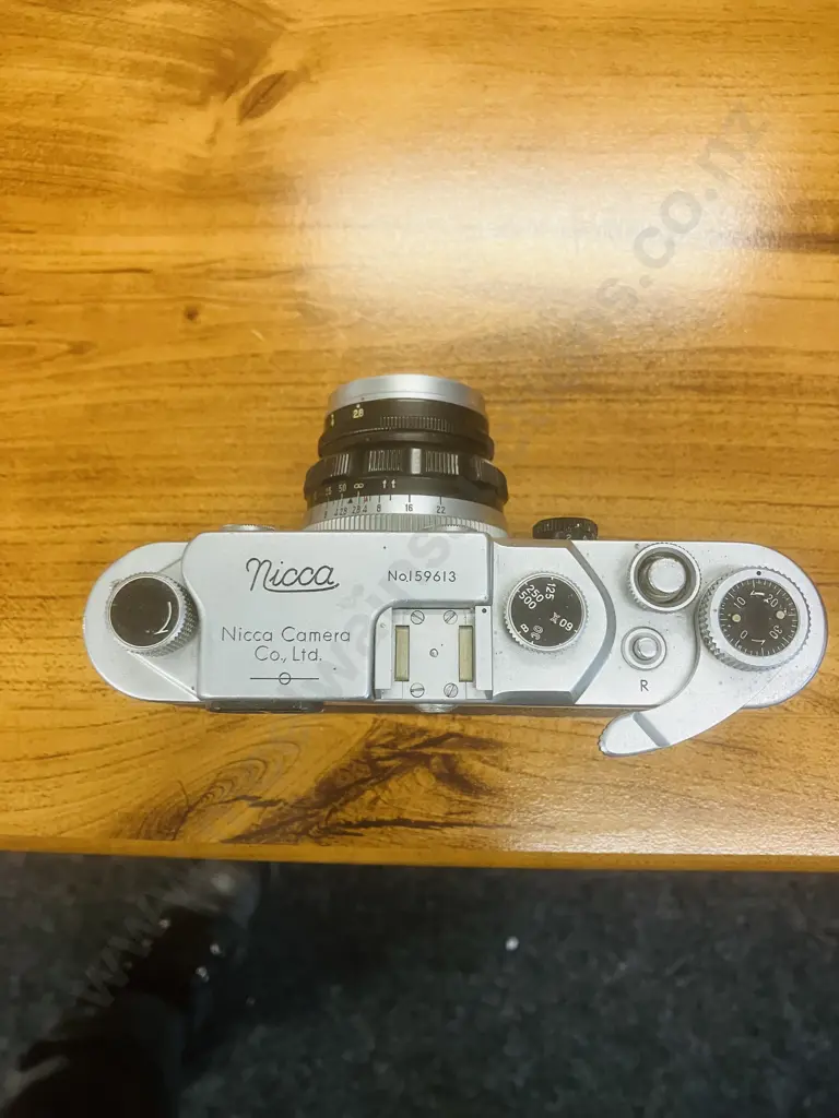 Nicca Type-33 (Japanese Leica Copy) 1958 Japan #159613 With Nicca 1:2.8 50mm Leica Screw Mount Lens #9116 Image 1++