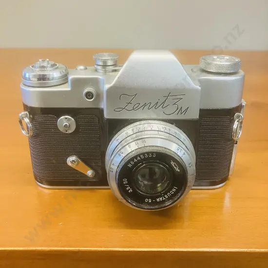 Zenit 3M Camera With Industar 50mm f3.5 lens, 1962 - 1970 Soviet Union