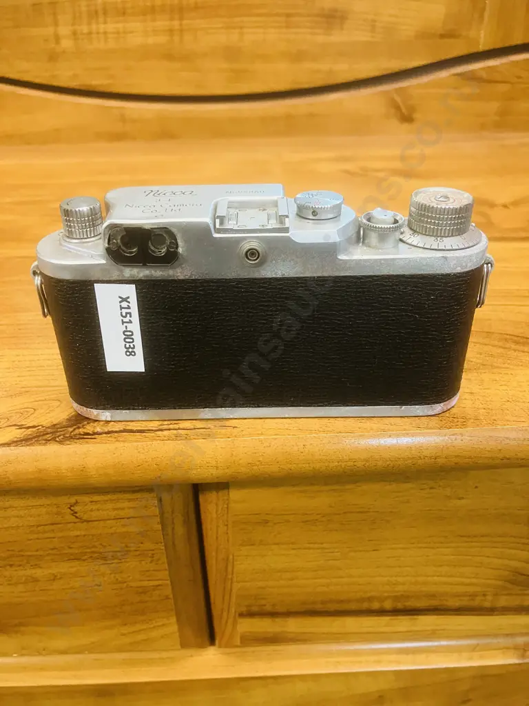 Nicca 3-F Rangefinder 35mm Film Camera Body (Japanese Leica lll Copy) #95860,1956 - Knob Winding Variant Image 1++