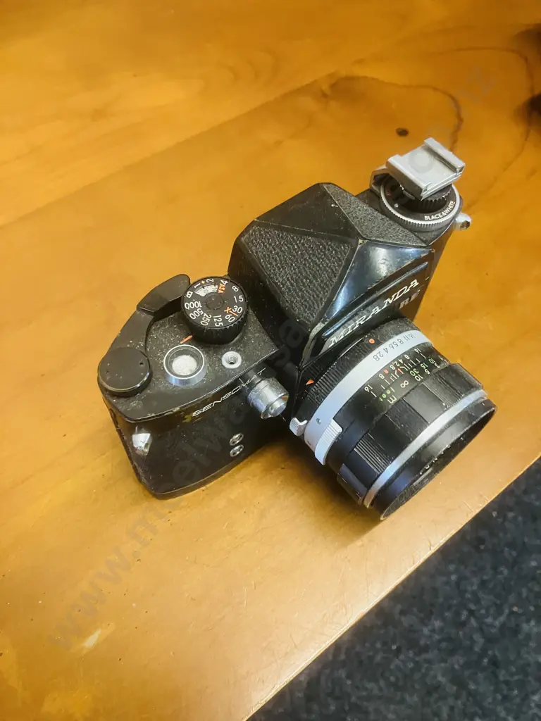 Miranda Sensomat RE 35mm Film Camera With Auto Miranda 1:2.8 f/50mm Lens #512107 - 1971 - 75 Japan Image 1++