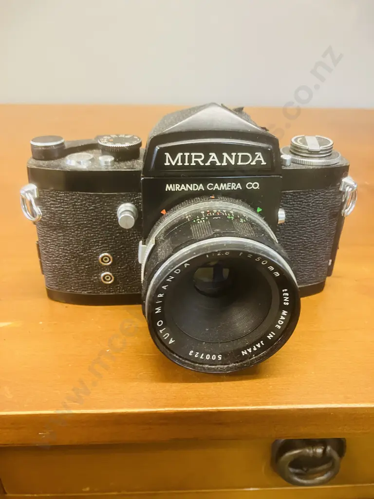 Miranda F 35mm Film Camera #692752 With Auto Miranda 1:2.8 f/50mm Lens #500723 - 1963 Japan Image 1++