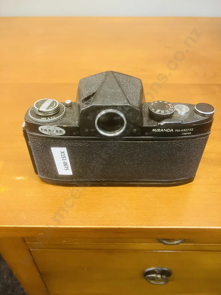 Miranda F 35mm Film Camera #692752 With Auto Miranda 1:2.8 f/50mm Lens #500723 - 1963 Japan Image 1++