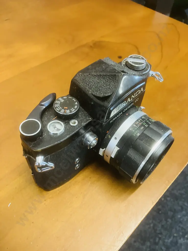 Miranda F 35mm Film Camera #702616 With Auto Miranda 1:1.9 f/5cm Lens #4589863 - 1963 Japan Image 1++