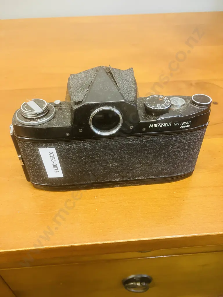 Miranda F 35mm Film Camera #702616 With Auto Miranda 1:1.9 f/5cm Lens #4589863 - 1963 Japan Image 1++