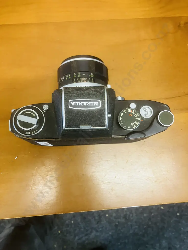 Miranda DR 35mm SLR Film Camera #705157 With Soligor Miranda 1:1.9 f/5cm Lens #4601411 - 1962 Japan Image 1++