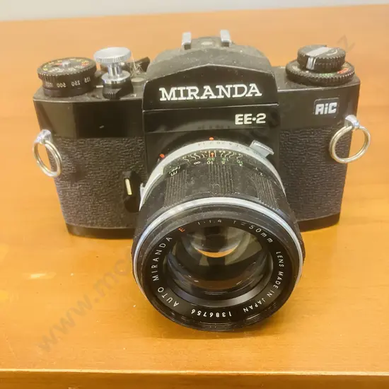Miranda EE-2 35mm Film Camera With Auto Miranda E 1:1.4 f/50mm Lens #1386756 - 1976 Japan