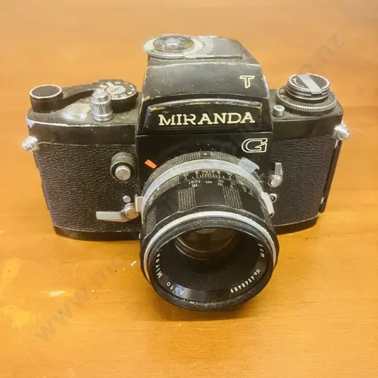 Miranda GT 35mm SLR Film Camera With Auto Miranda 1:1.9 f/5cm Lens #4548489 - 1967 Japan