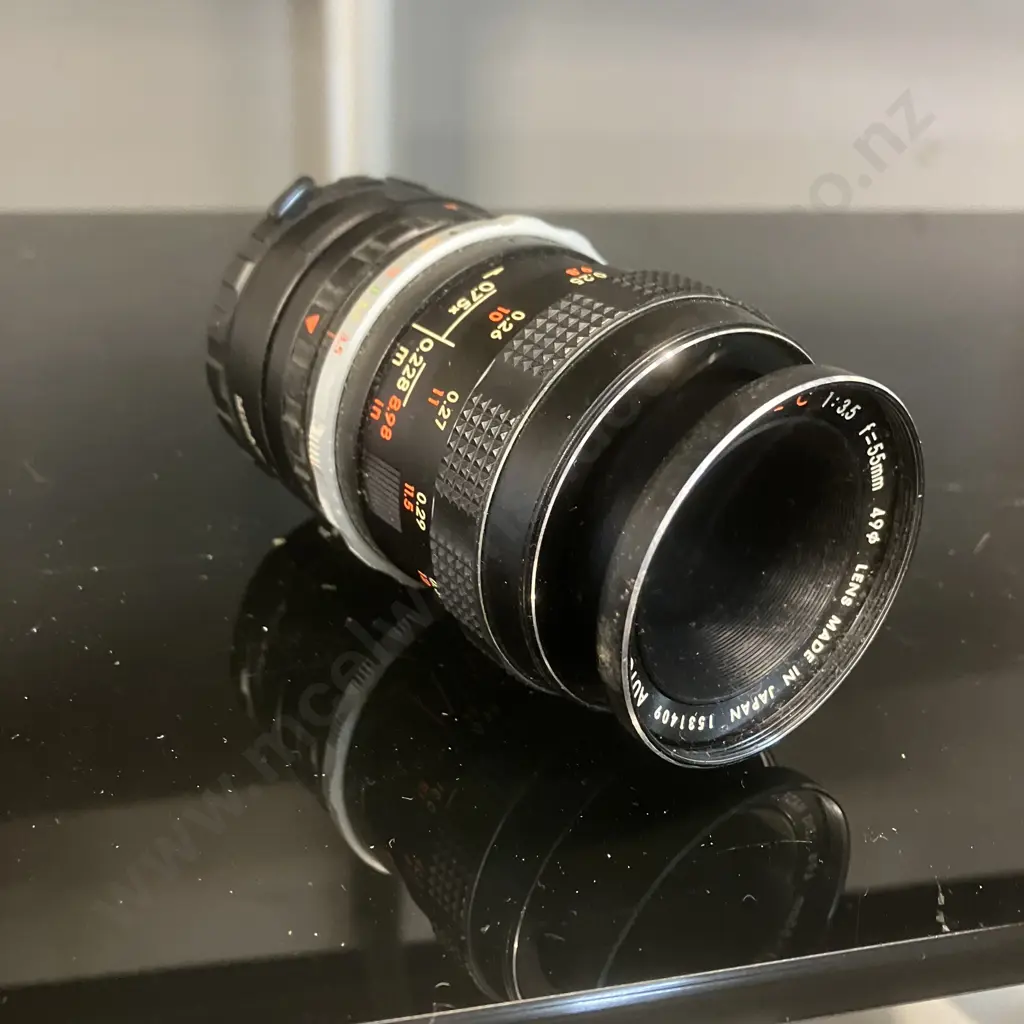 Miranda 55mm 1:3.5 Auto Macron EC Camera Lens #1531409 (Miranda Mount) With Adapter / Extension - Japan Image 1++