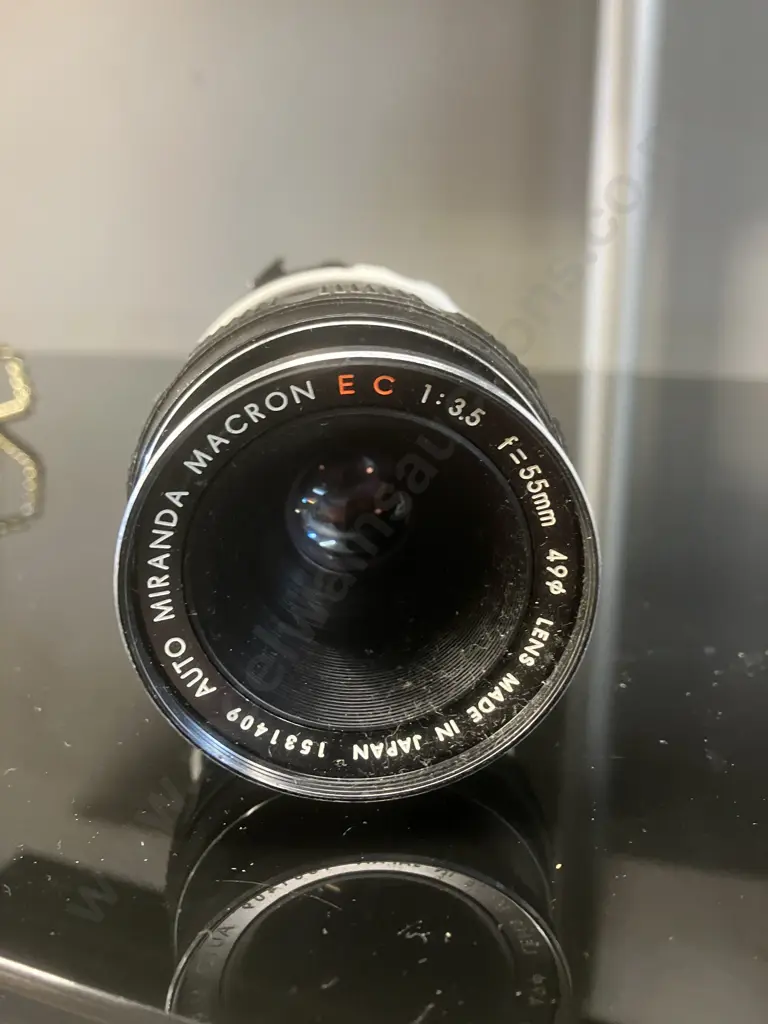 Miranda 55mm 1:3.5 Auto Macron EC Camera Lens #1531409 (Miranda Mount) With Adapter / Extension - Japan Image 1++
