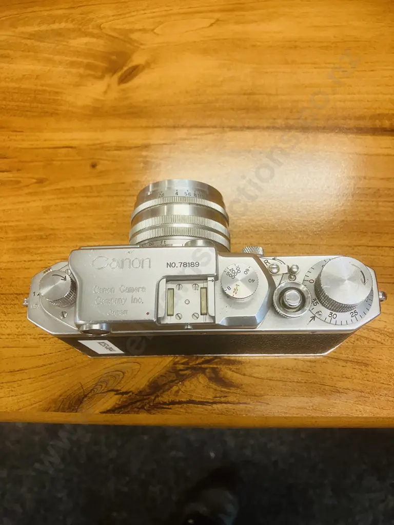 Canon ll D 35mm Rangefinder Film Camera #78189 With Canon 50mm f/1.8 LTM Lens #154732 - 1952 to1955 JAPAN Image 1++